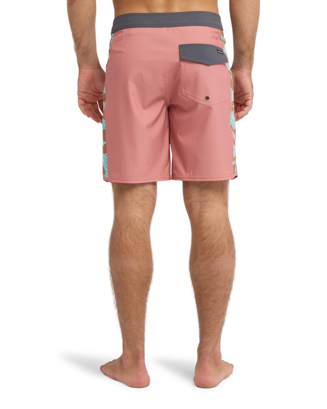 Boardshorts SURFSILK ARCH 18" Rosa Herren 3/4
