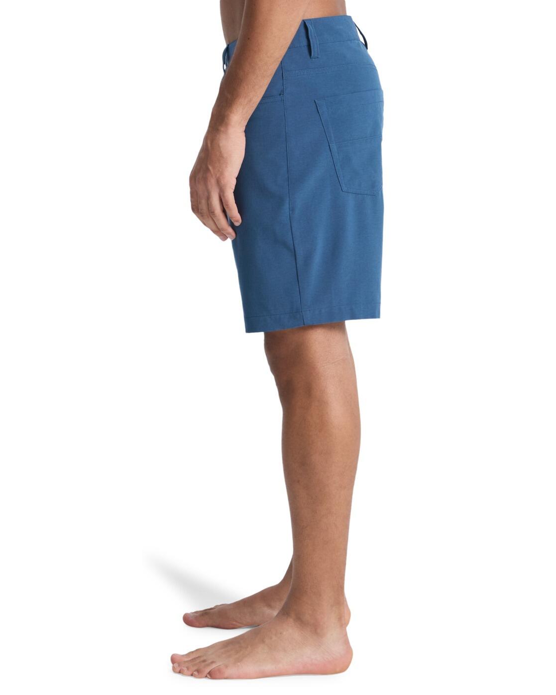 Amphibien-Boardshorts NELSON AMPH 18" Blau Herren 4/4
