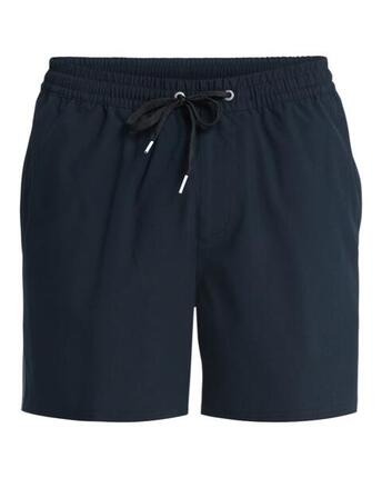 Szorty kąpielowe dla Mężczyzn STRETCH PIPED VOLLEY 16" Czarny