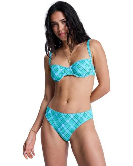 Bas de bikini hipster PRINTED ESSENTIALS HIPSTER Vert Femme