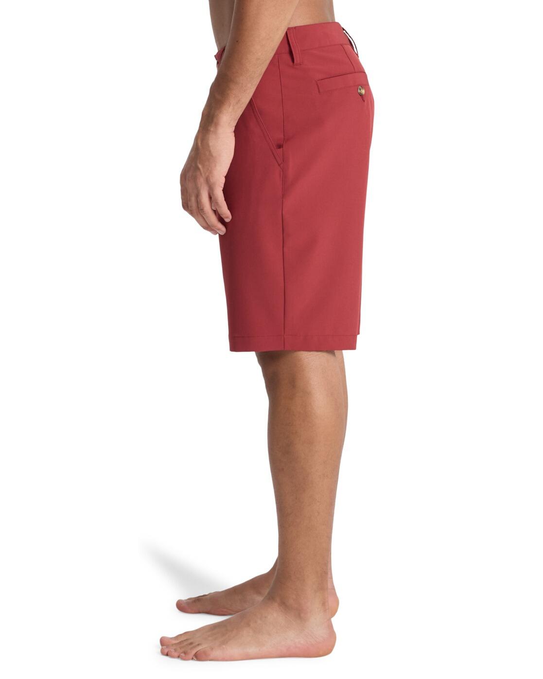 Amphibien-Boardshorts UNION AMPH 20" Rot Herren 3/4