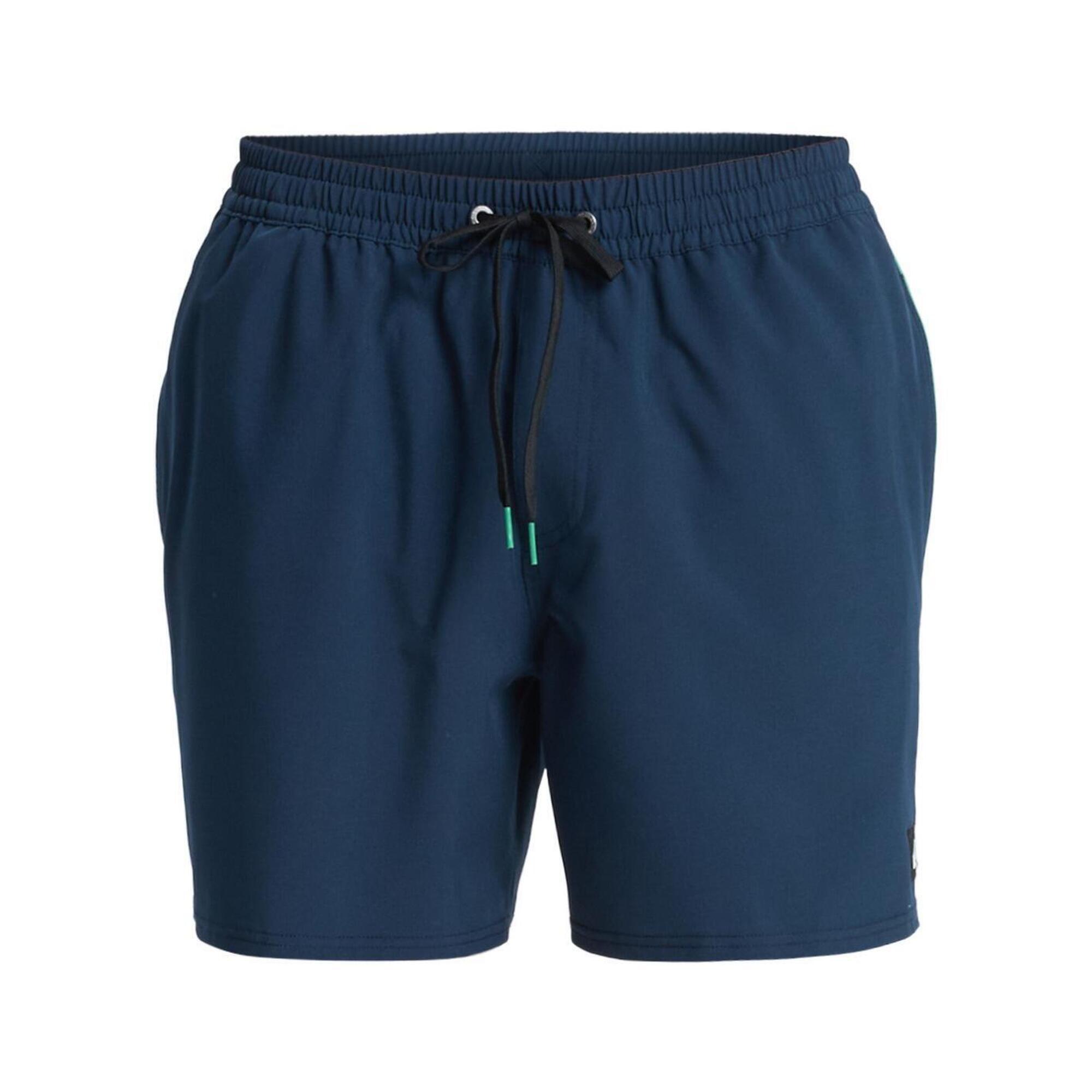 Quiksilver - Short De Bain Stretch Piped Volley 16" Noir Homme - Boardshort - Bleu -  Xs - Decathlon