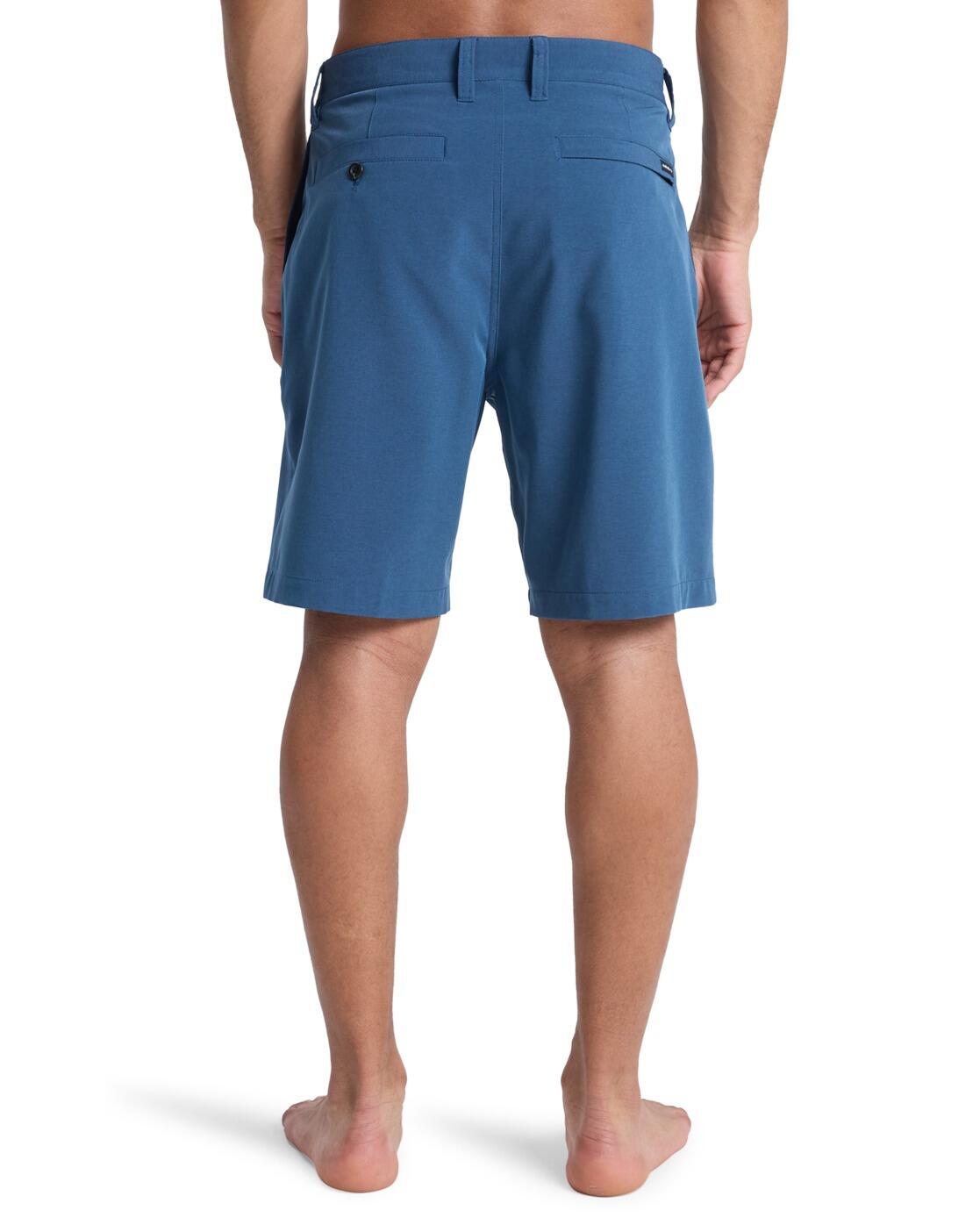 Amphibien-Boardshorts UNION HEATHER AMPH 19" Blau Herren 3/4