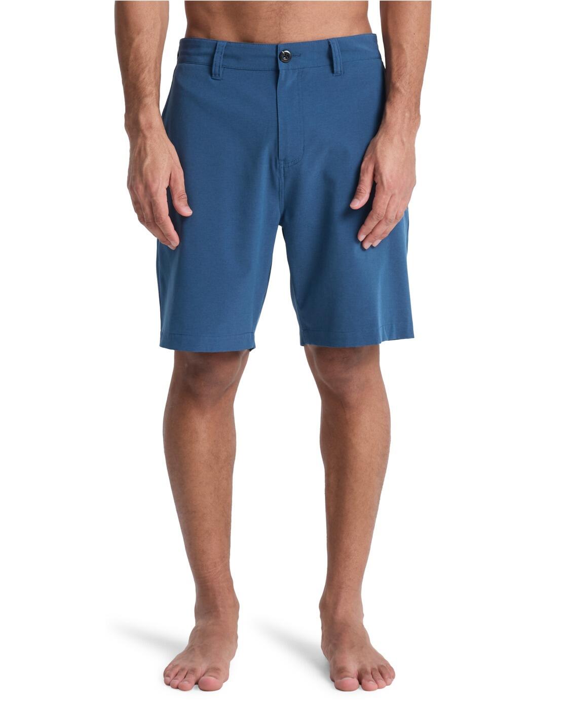 Amphibien-Boardshorts UNION HEATHER AMPH 19" Blau Herren 2/4