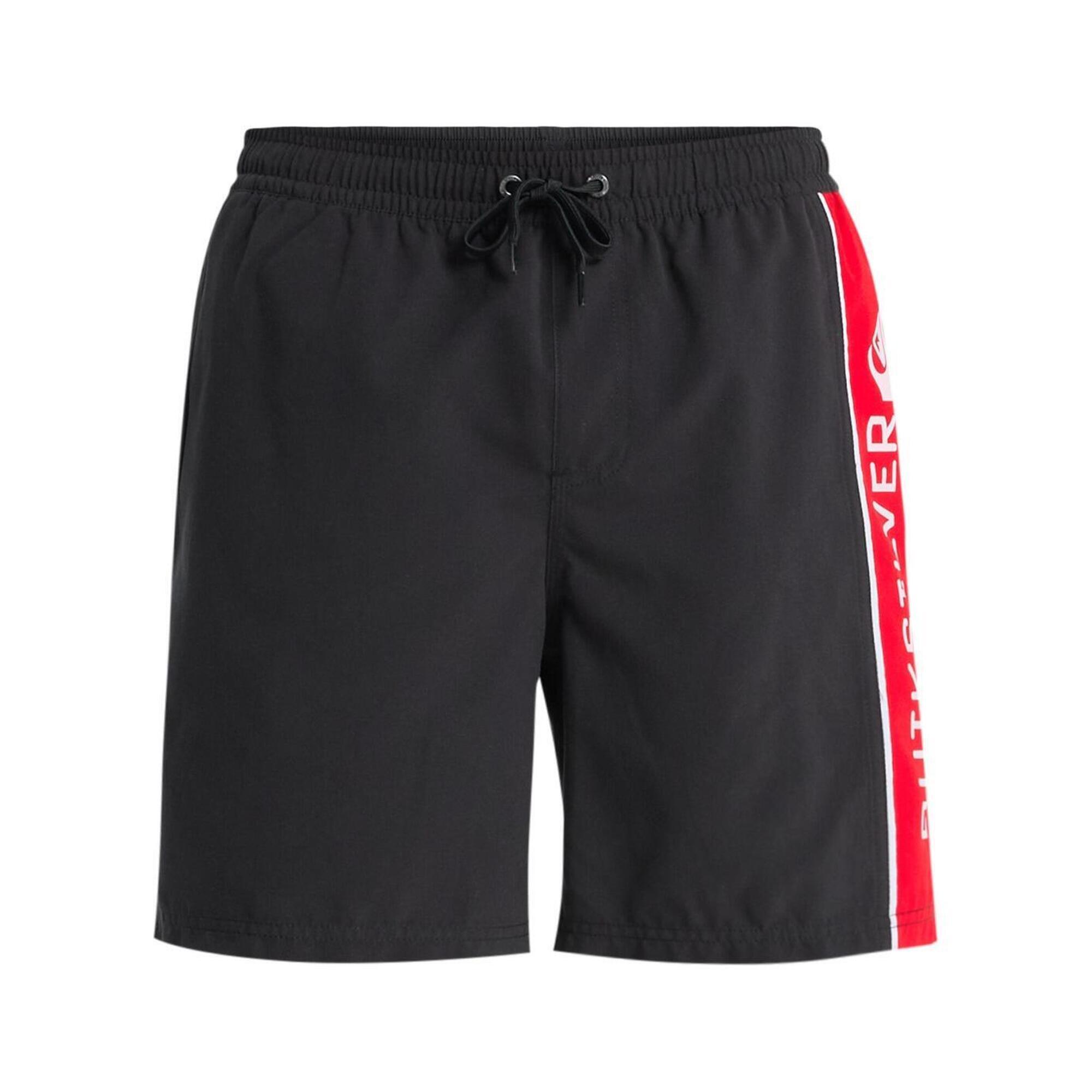 Quiksilver - Short De Bain Everyday Clicker Volley 17" Noir Homme - Boardshort - Noir - Xs - Decathlon