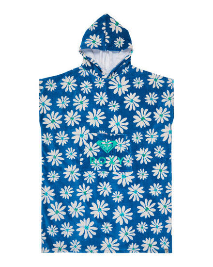 Poncho de surf STAY MAGICAL PRINTED Bleu Femme