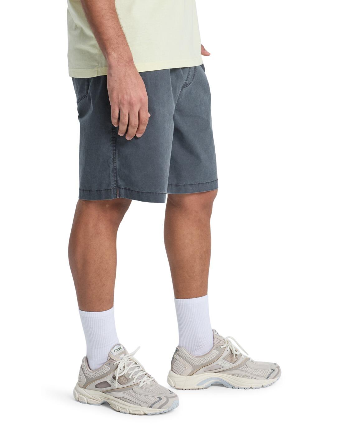 Elastische Shorts TAXER 19" Schwarz Herren 3/4