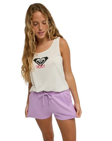 Short en molleton SURFING BY MOONLIGHT Violet Femme