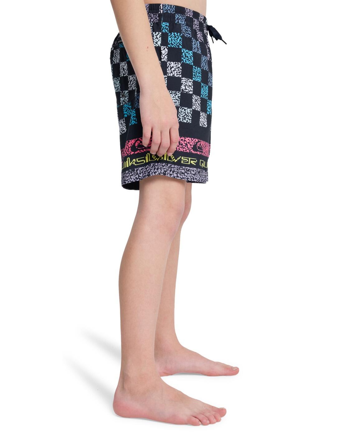 Zwembroek EVERYDAY PRINTED VOLLEY 14" Blau Jongens 8-16 3/4