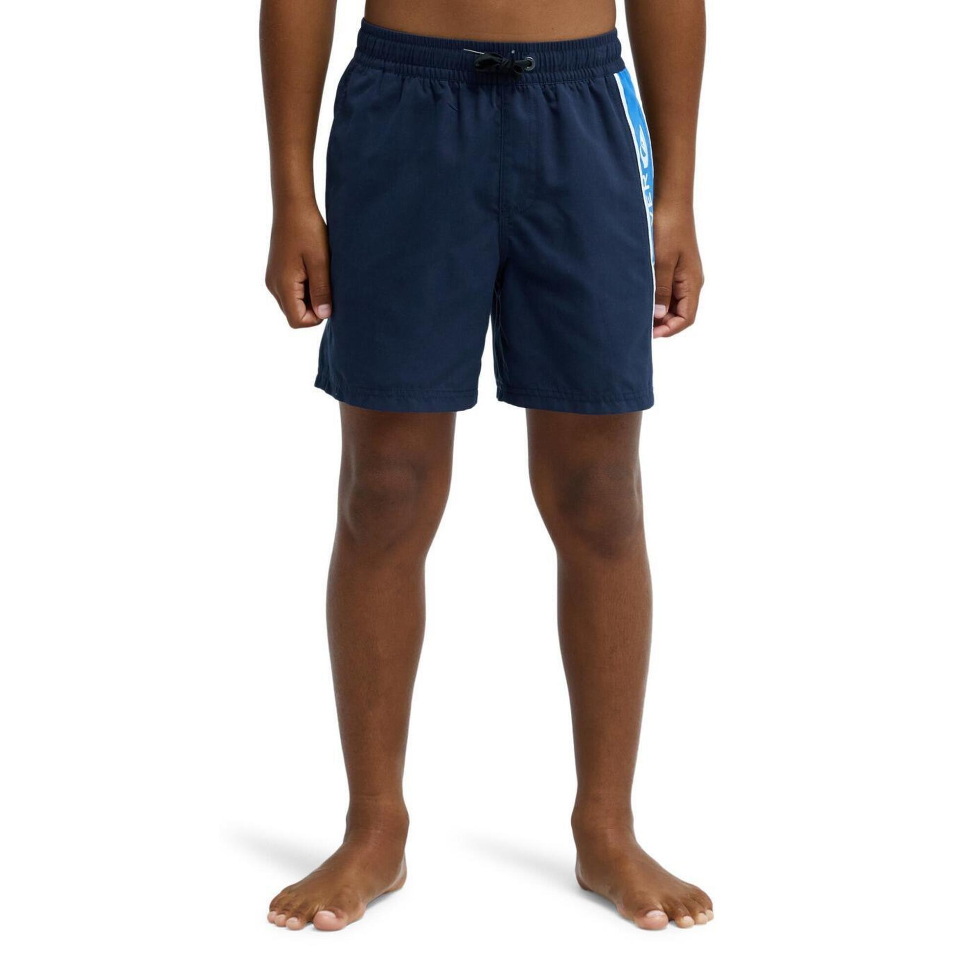 Quiksilver - Short De Bain Everyday Clicker Volley 15" Noir Garçon - Boxer De Bain - Bleu -  6 À 8 Ans - Decathlon