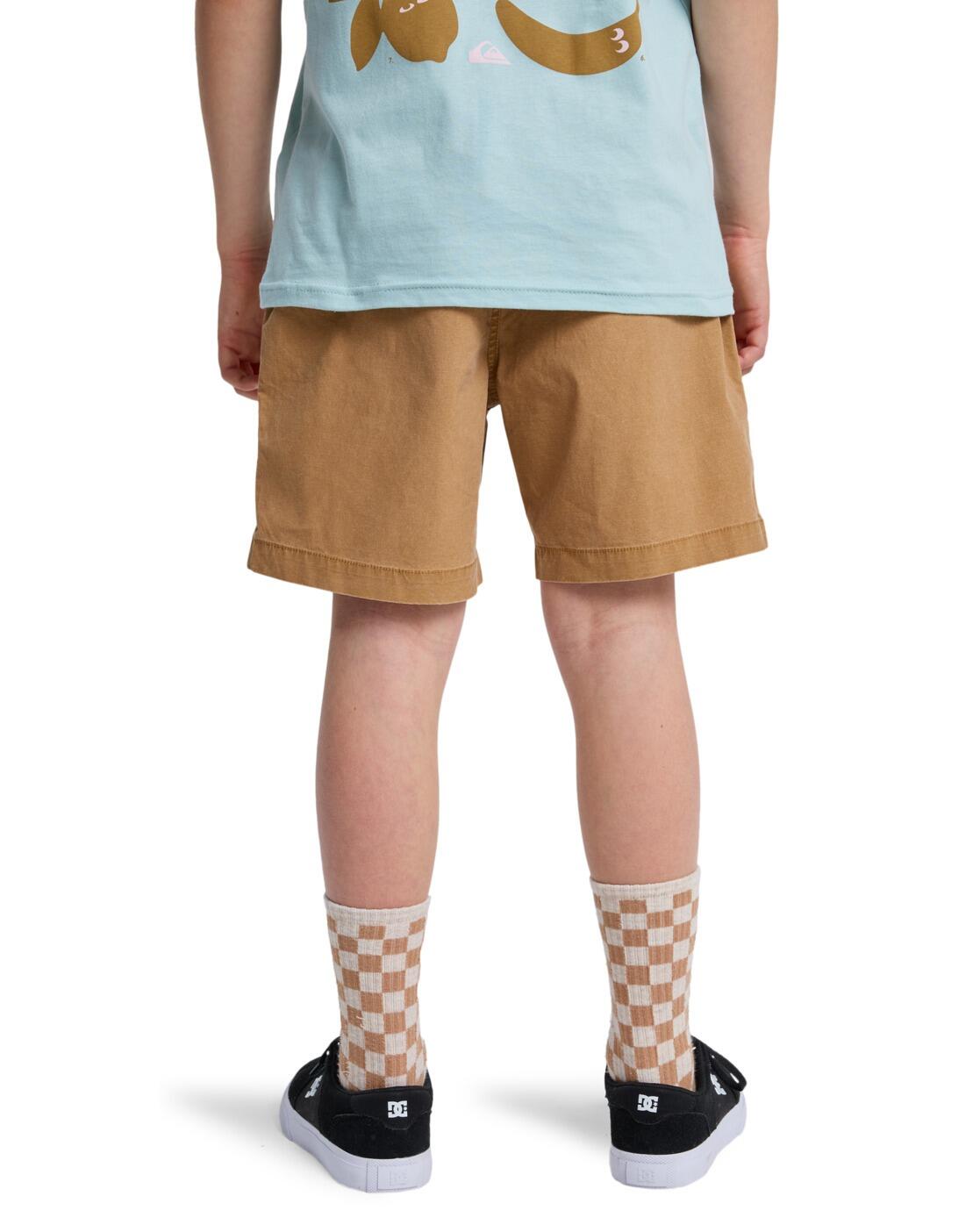 Short de marche à taille élastique TAXER YOUTH 15" Marron Garçon 2/4