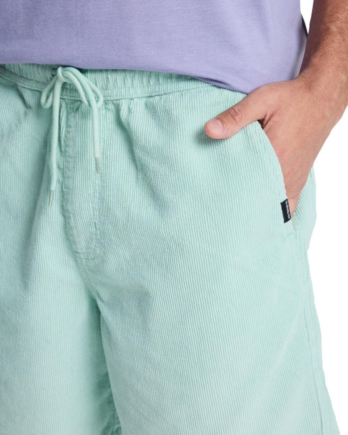 Walkshort en velours côtelé TAXER 18" Bleu Homme 4/4