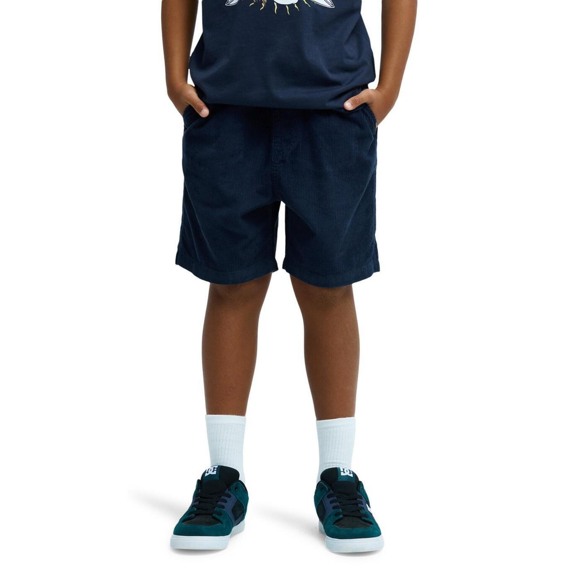 Quiksilver - Short De Marche À Taille Élastique Taxer Noir Garçon - Short - Bleu - Decathlon