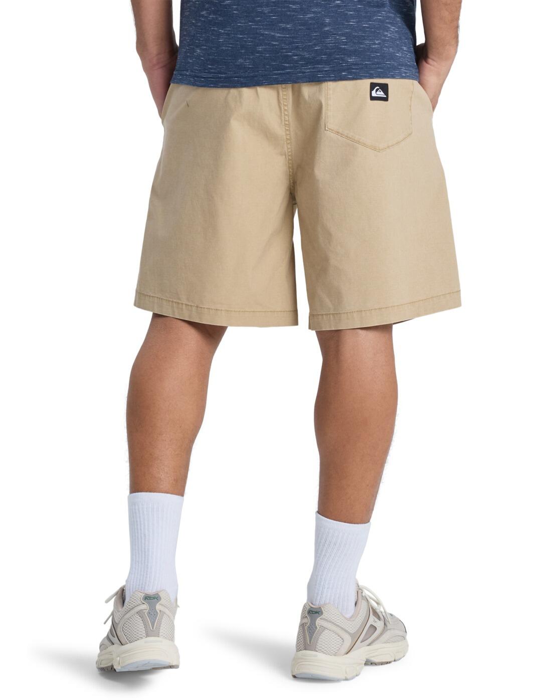 Short de cintura elástica TAXER 19" Beige Hombre 2/4