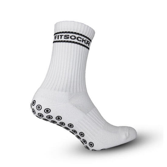 FitSockr Chaussettes antidérapantes - Blanc