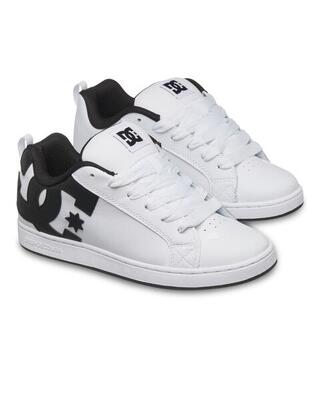 Leren schoenen court graffik weiss dames