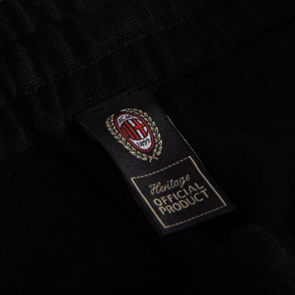 Pantalón de chándal - Fútbol - Hombre - AC Milan años 60 - Bordado - Negro 3/4