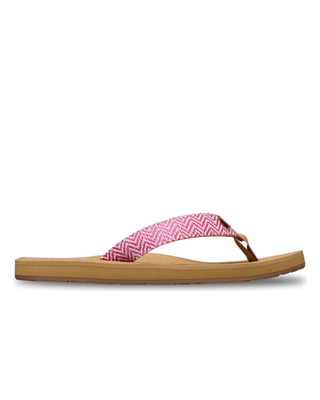 Sandales PORTO RAFFIA Rouge Femme 2/4