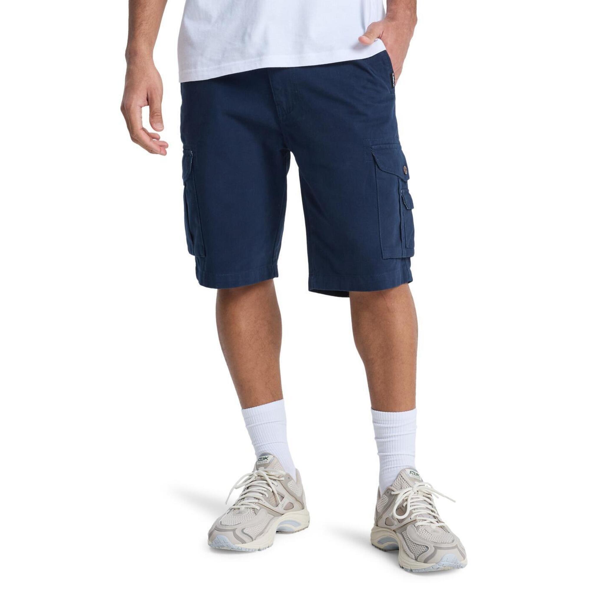 Quiksilver - Short Cargo Crucial Battle Cargo Noir Homme - Short - Bleu - Decathlon