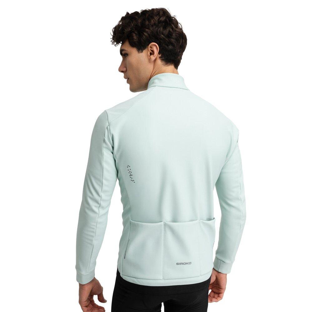 Męska kurtka rowerowa softshell Kolarstwo Siroko J1 Crostis