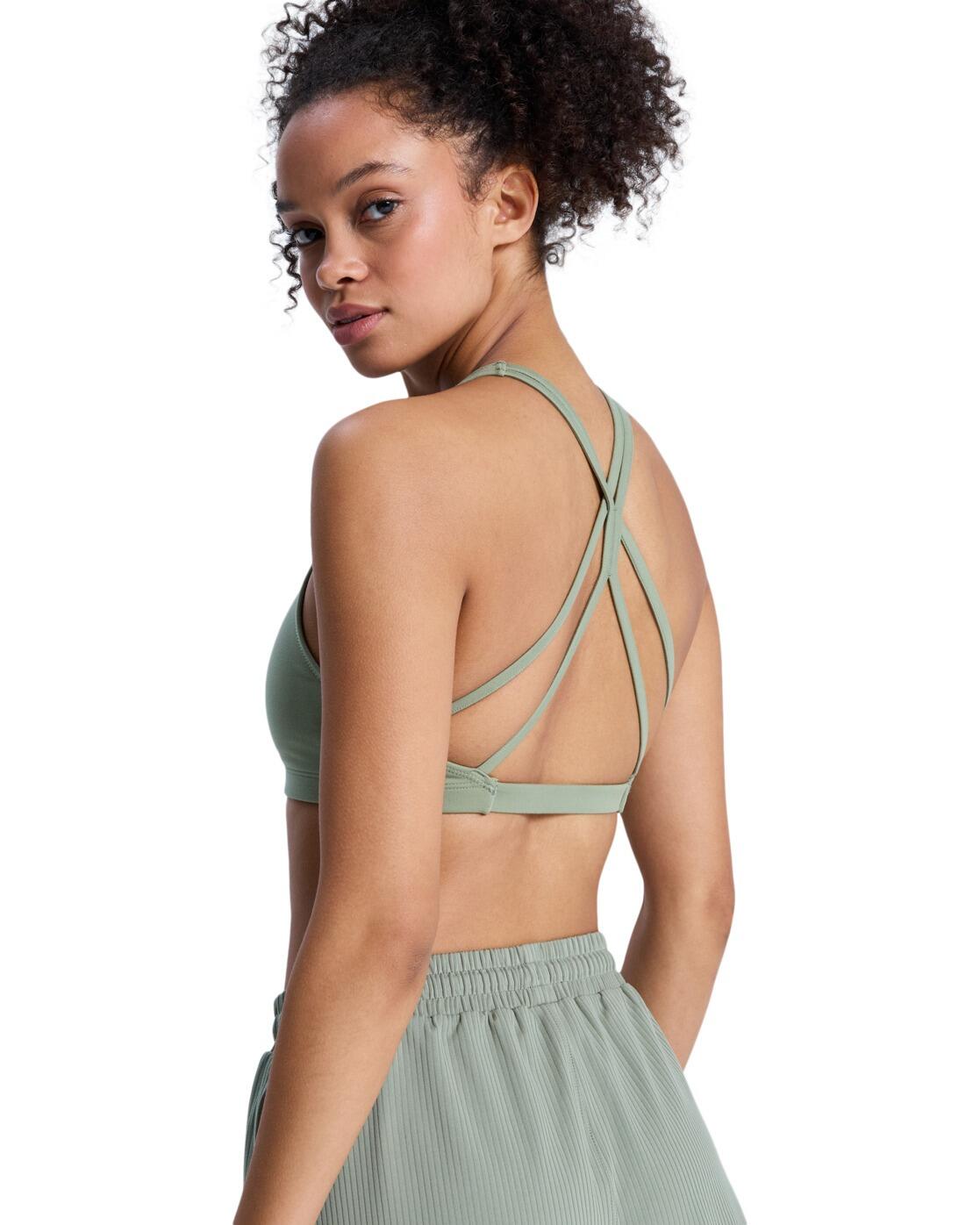 Brassière de sport HEART INTO IT Vert Femme 2/4