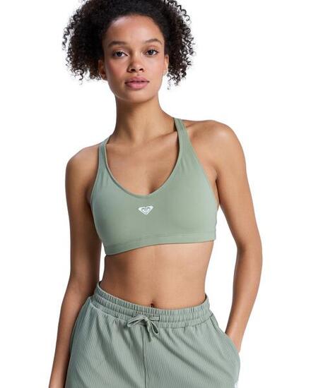 Brassière de sport HEART INTO IT Vert Femme