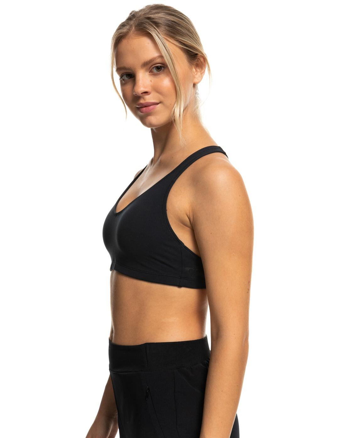 Brassière de sport HEART INTO IT Noir Femme 3/4