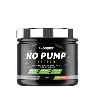 Pre-workout - no pump ripped (420g) - aardbei-limoen
