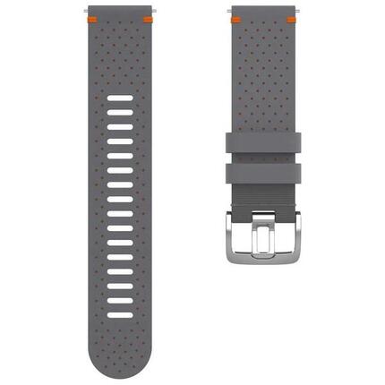 Bracelet interchangeable cuir perforé pour montre 22mm Polar