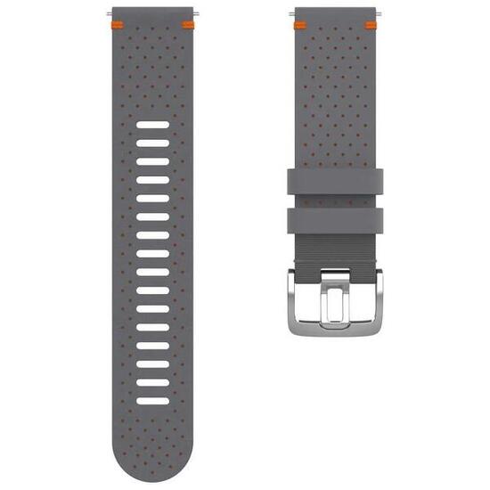 Bracelet interchangeable cuir perforé pour montre 22mm Polar