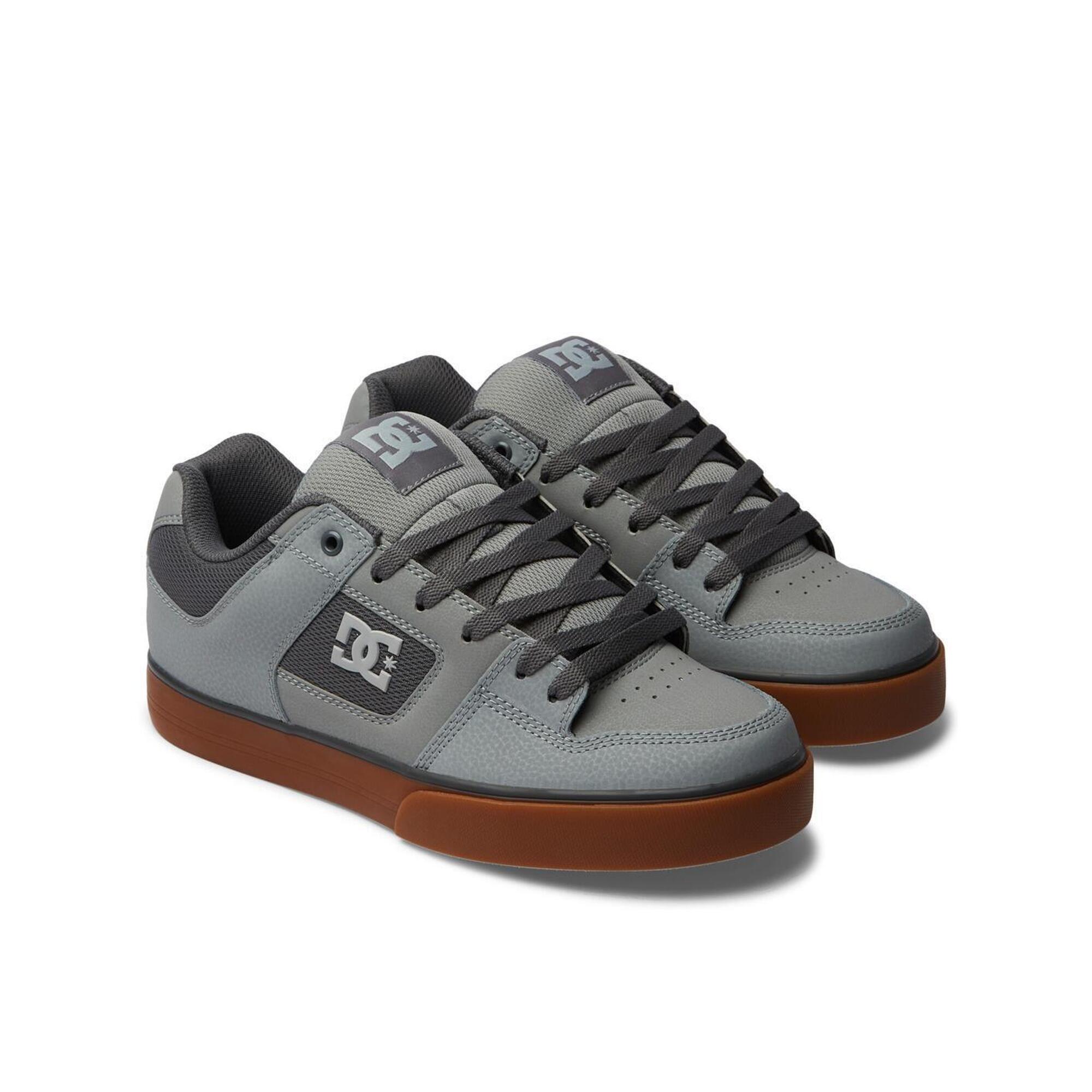 Dc Shoes - Chaussures En Cuir Pure Noir Homme - Chaussures De Sport - Noir - Decathlon