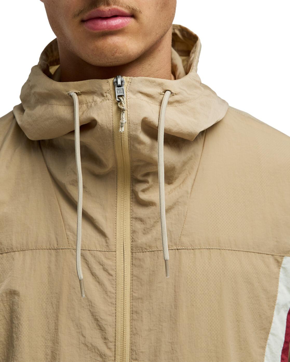 Windbreaker-Jacke mit Kapuze CLICKER Beige Herren 4/4