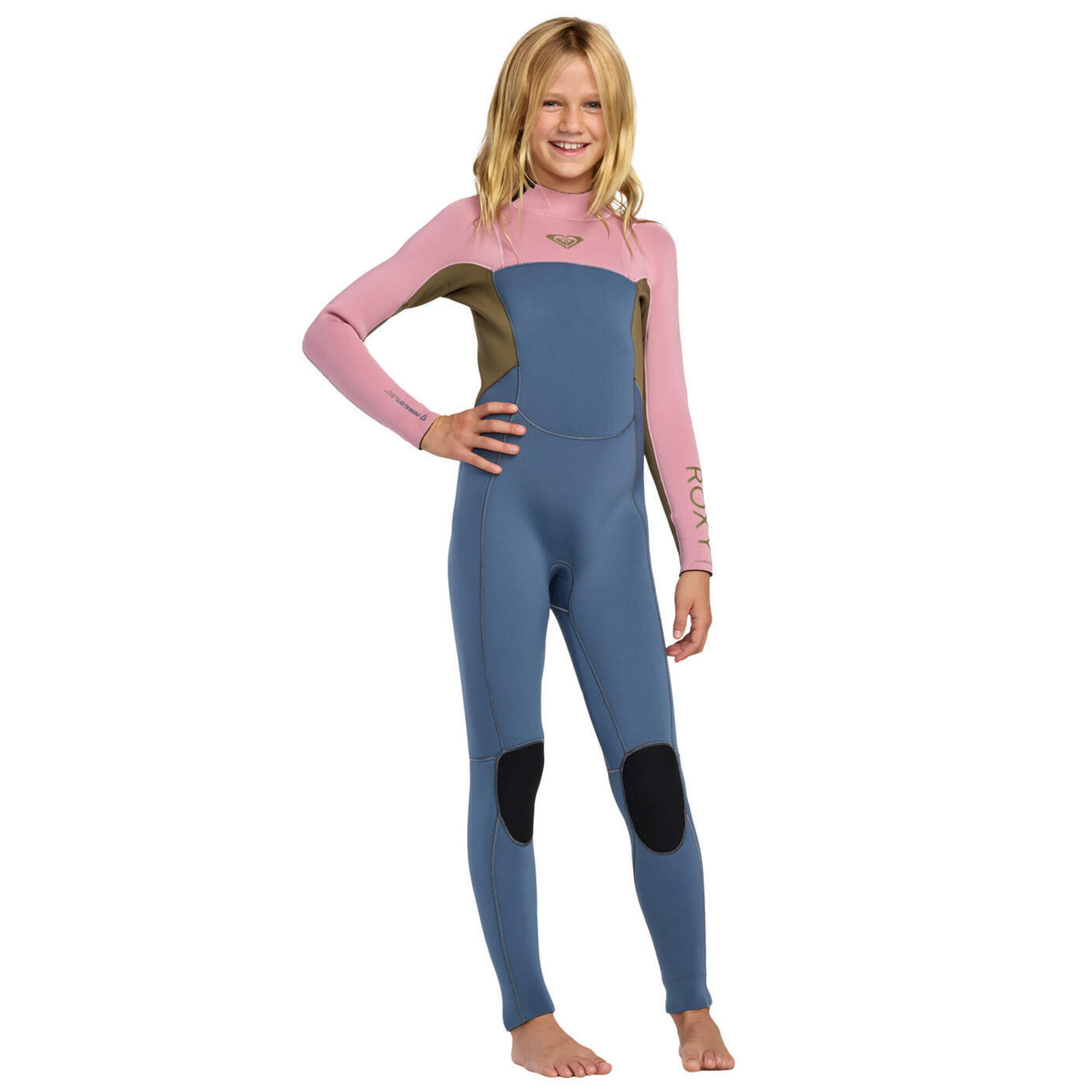 Roxy - Combinaison De Surf Back Zip 3/2mm Prologue+ Gris Fille - Combinaison Néoprène - Gris - Decathlon