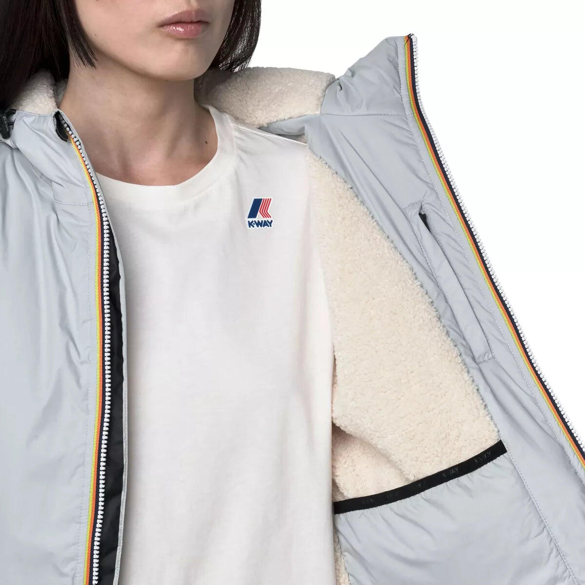 Cazadora K-Way Le Vrai.4.0 Albine Orsetto Kway 5/5