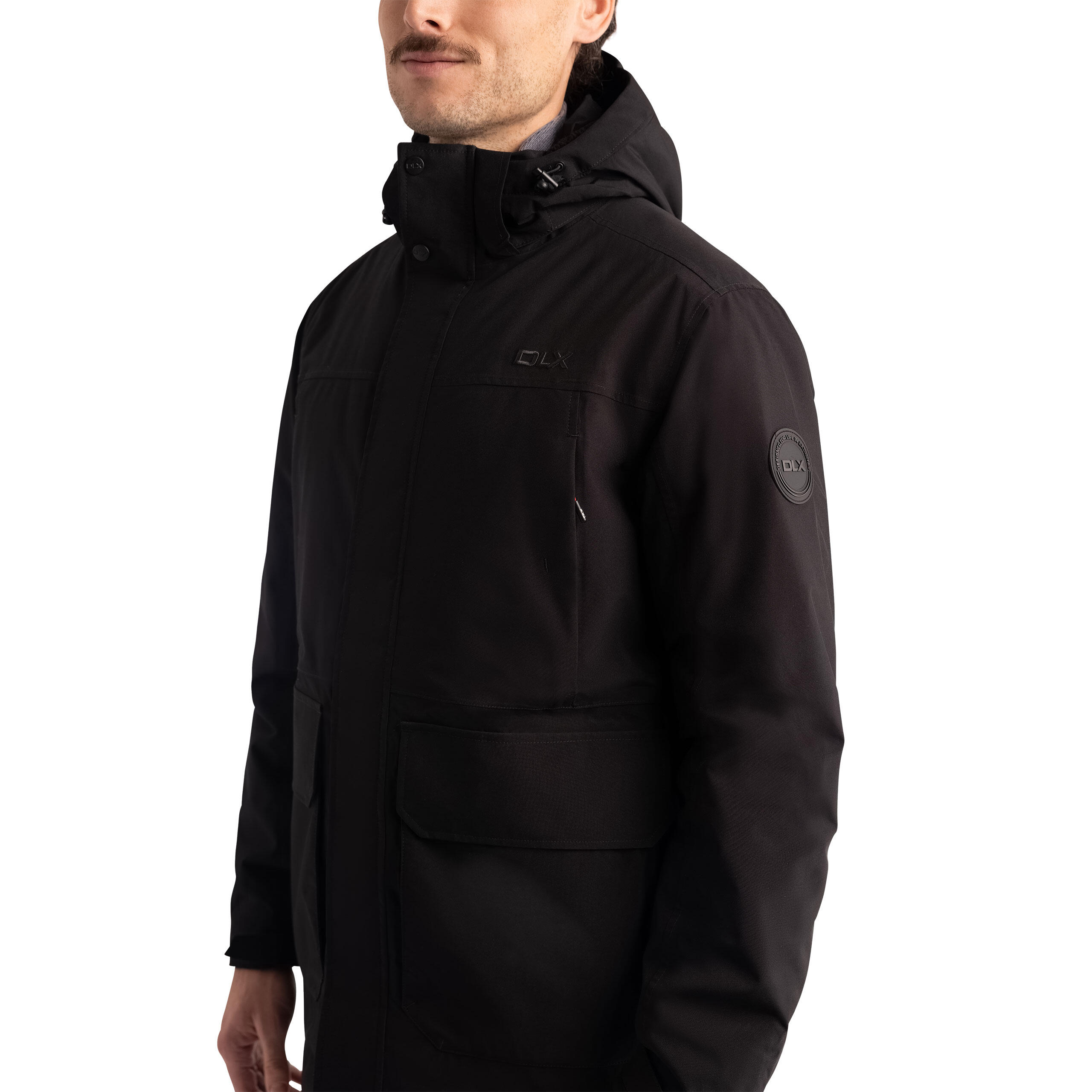 Dlx Donahue - Male Dlx Rainwear Jacket Black 5/5