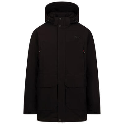 Dlx donahue - heren dlx regenjas zwart