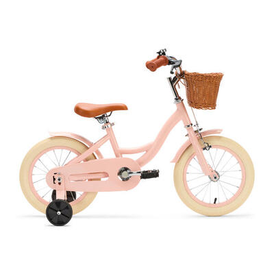 Generation blanco 14 inch roze – kinderfiets met mandje - 3 tm 5 jaar