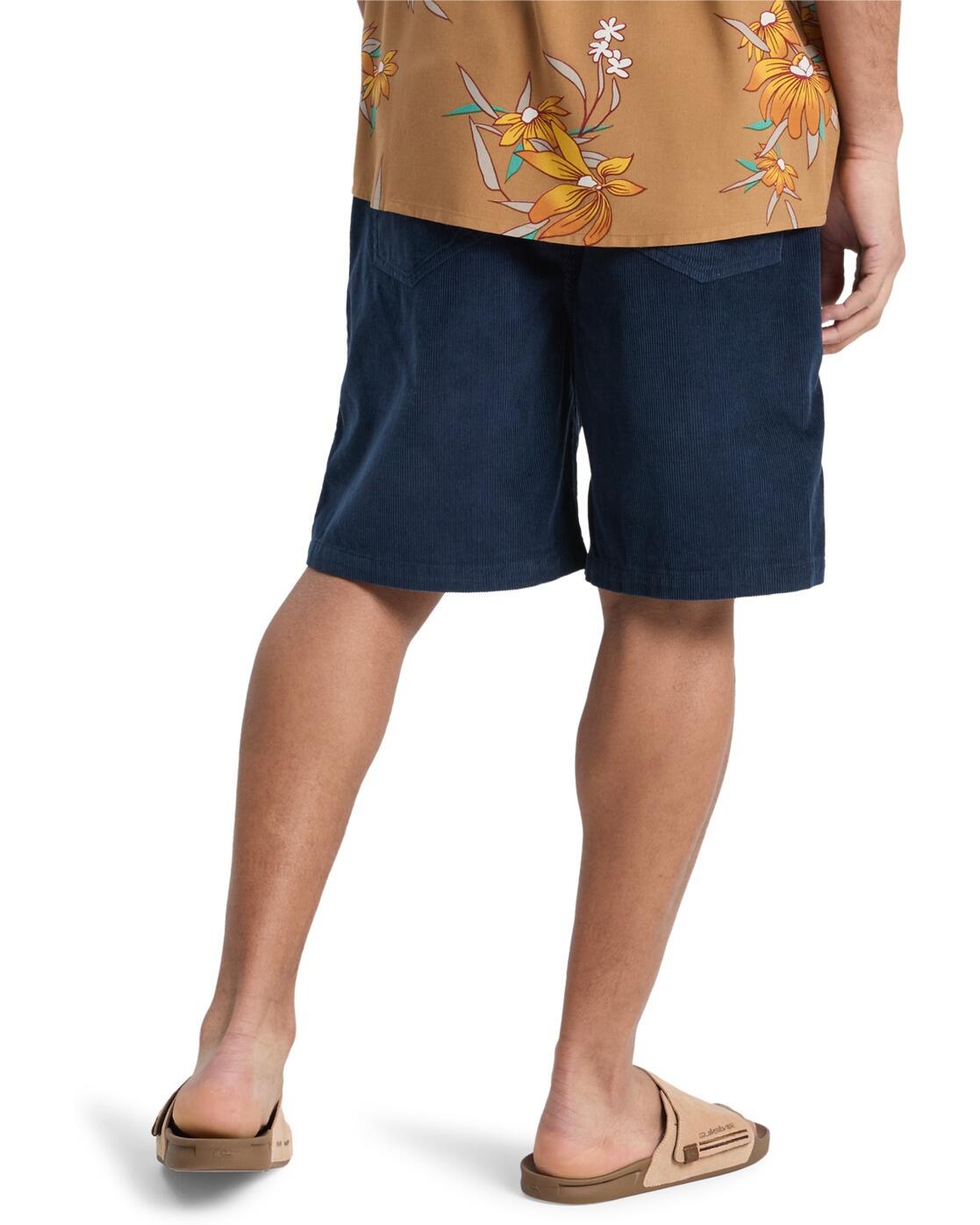 Short de Pana TAXER 18" Azul Hombre 2/4