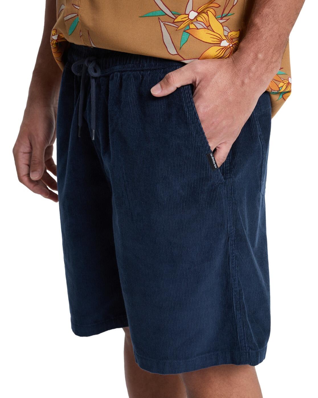 Short de Pana TAXER 18" Azul Hombre 4/4
