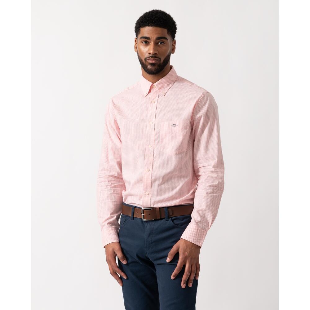 Mens Leisure Shirts Gingham 666