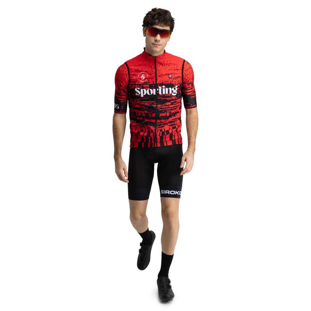 Herren Radsport winddichte real sporting de gijón x siroko fahrradweste für SC 3/7