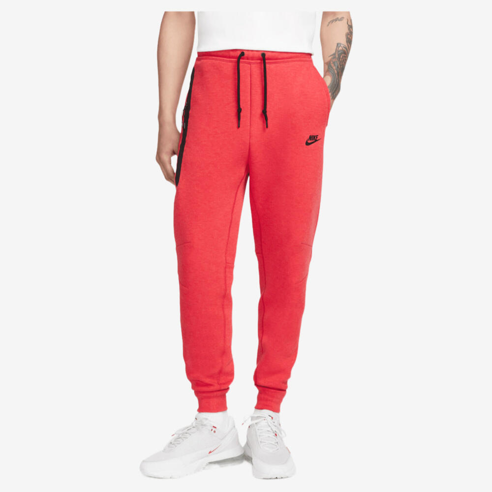 Nike Sportswear Tech Fleece Joggers Light University Red Heather/Black 2/4