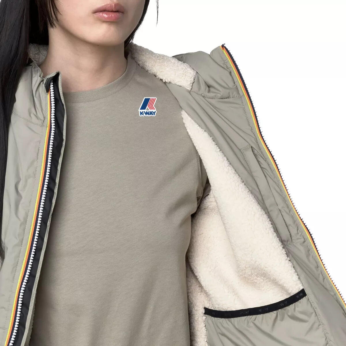 Blouson K-Way Le Vrai.4.0 Albine Orsetto Kway 5/5
