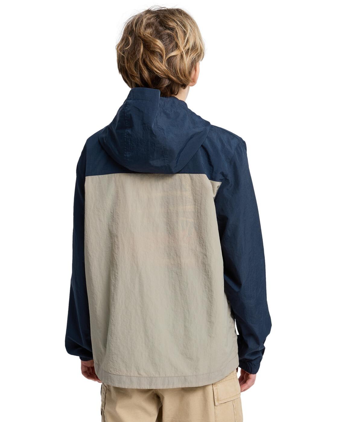 Windbreaker-Jacke mit Kapuze CLICKER Blau Junge 2/4