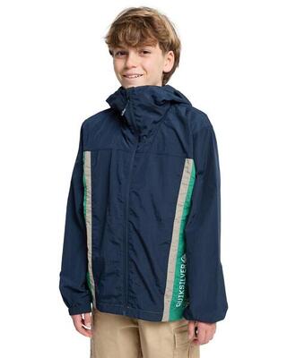 Windbreaker-Jacke mit Kapuze CLICKER Braun Junge