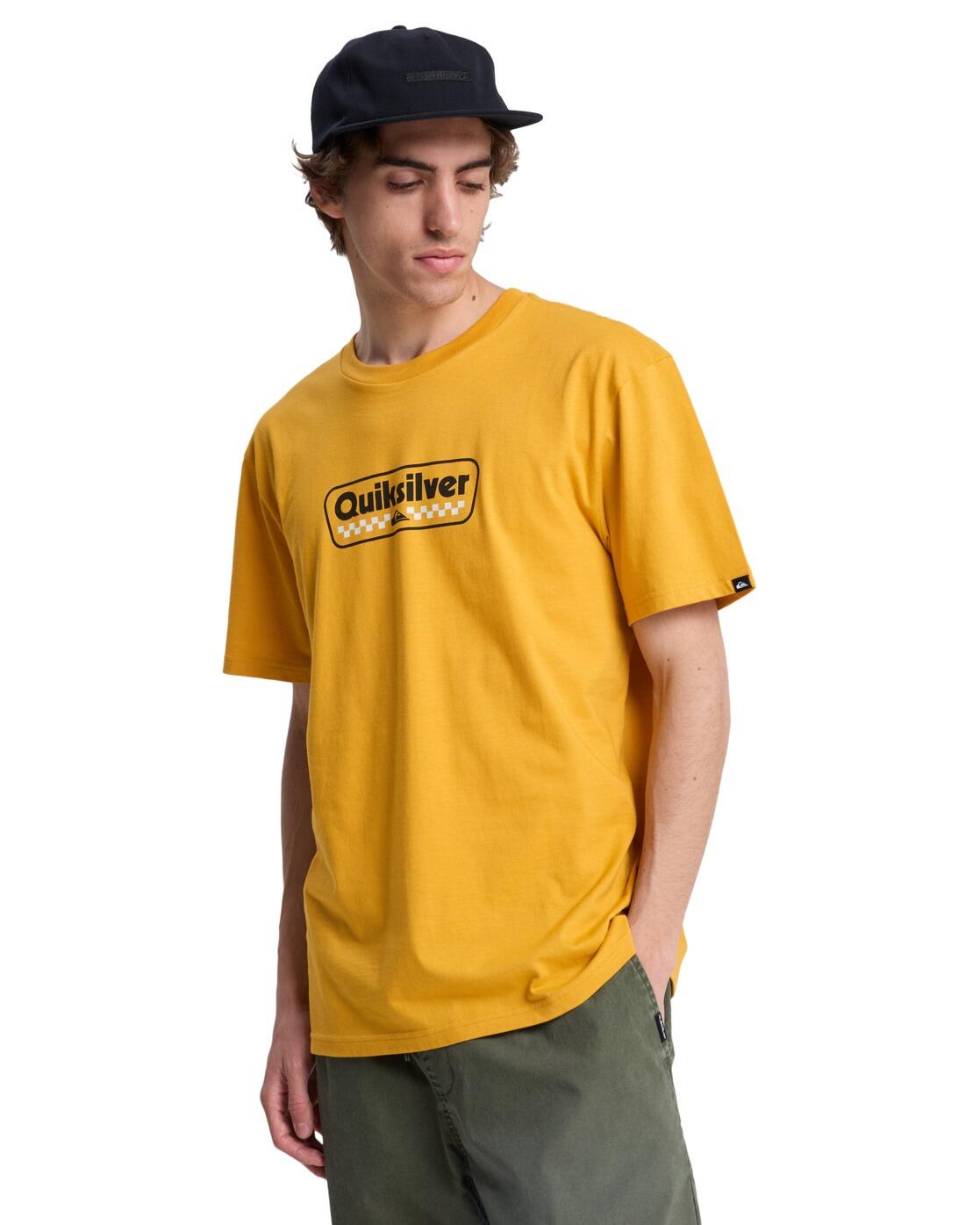 T-Shirt à manches courtes EV STARTING GRID Jaune Homme 3/4