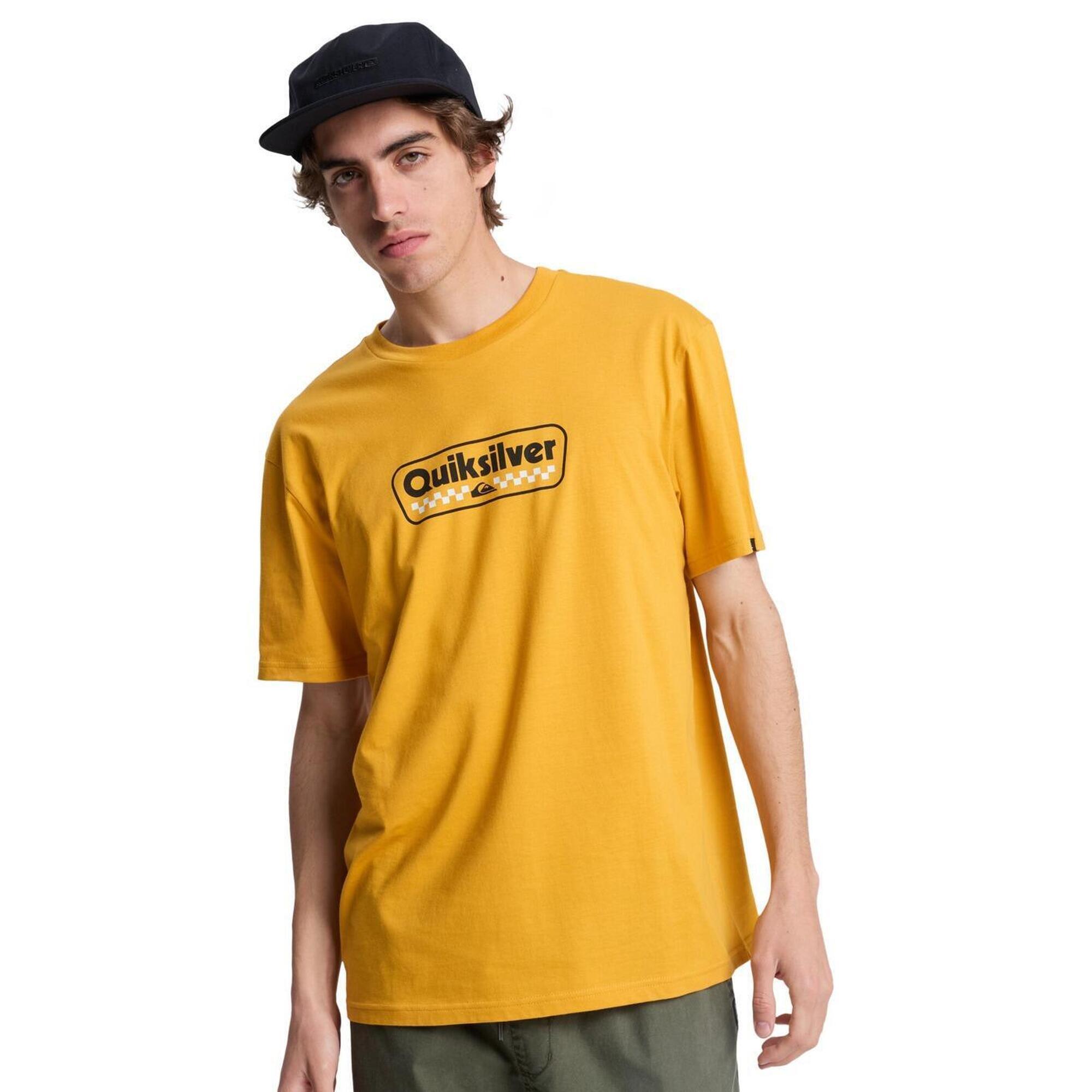 Quiksilver - T-shirt À Manches Courtes Ev Starting Grid Jaune Homme - T-shirt Manches Courtes - Jaune - Decathlon