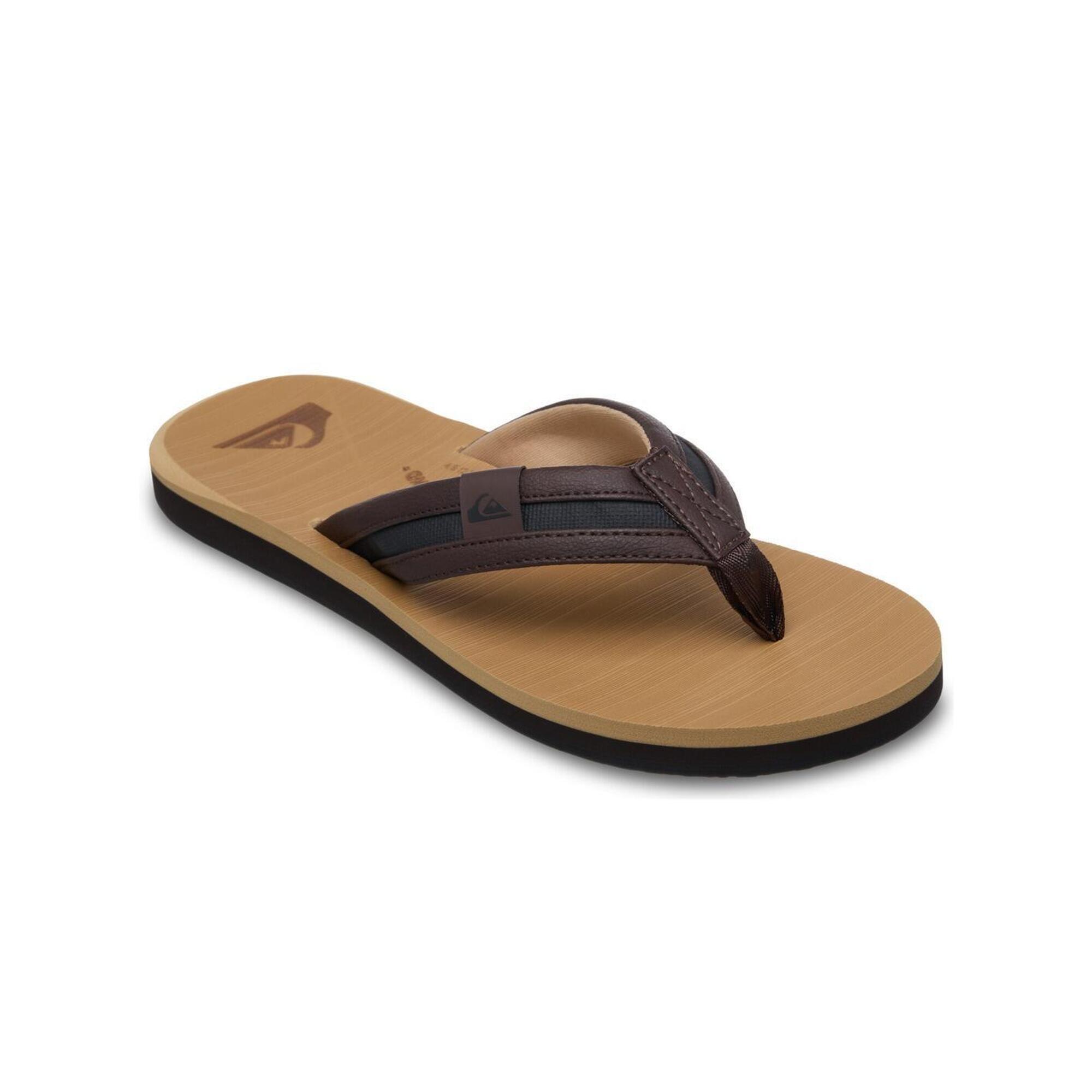 Quiksilver - Sandales Carver Squish Marron Homme - Sandales - Marron - Decathlon