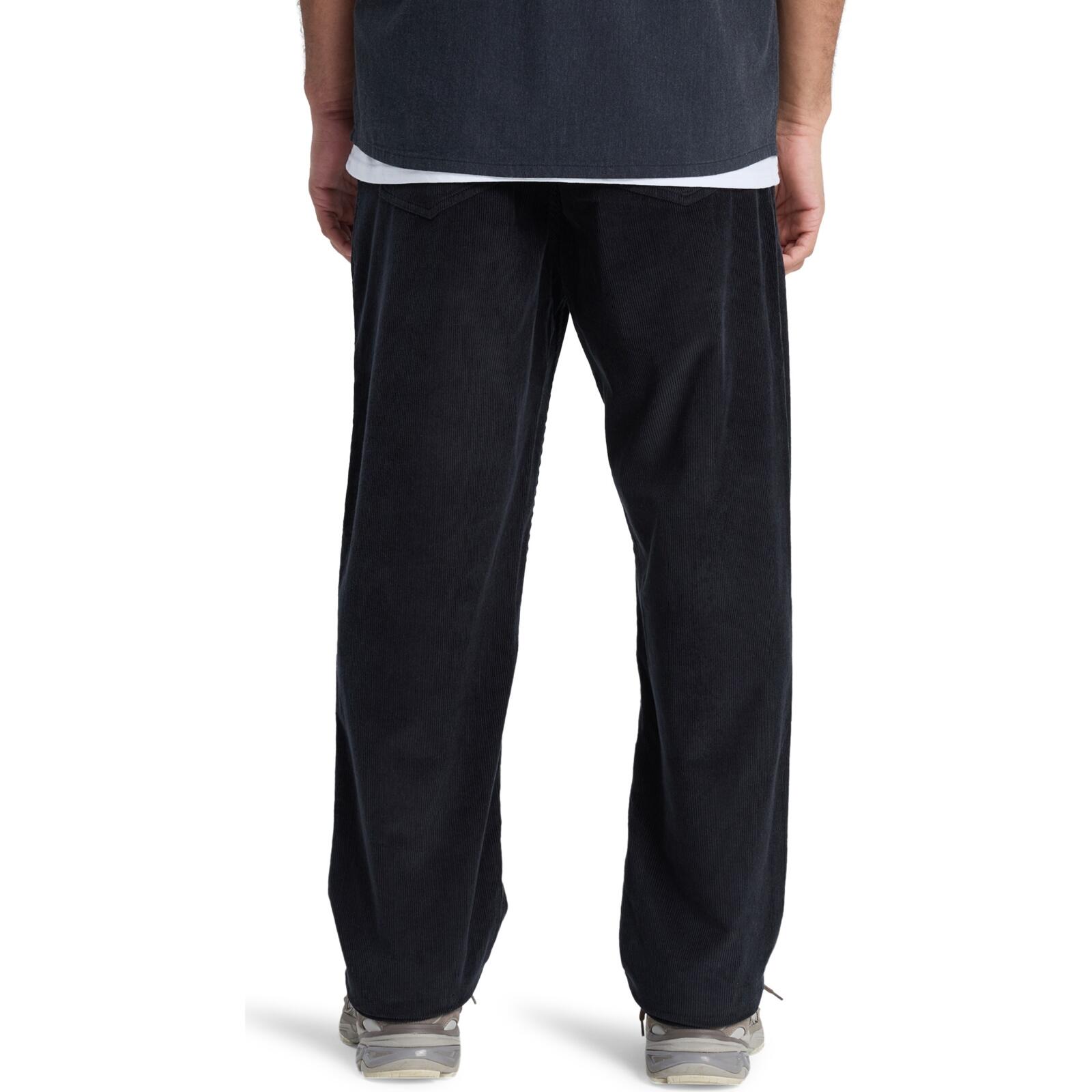 Pantalones TAXER REGULAR CORD Negro Hombre 6/7