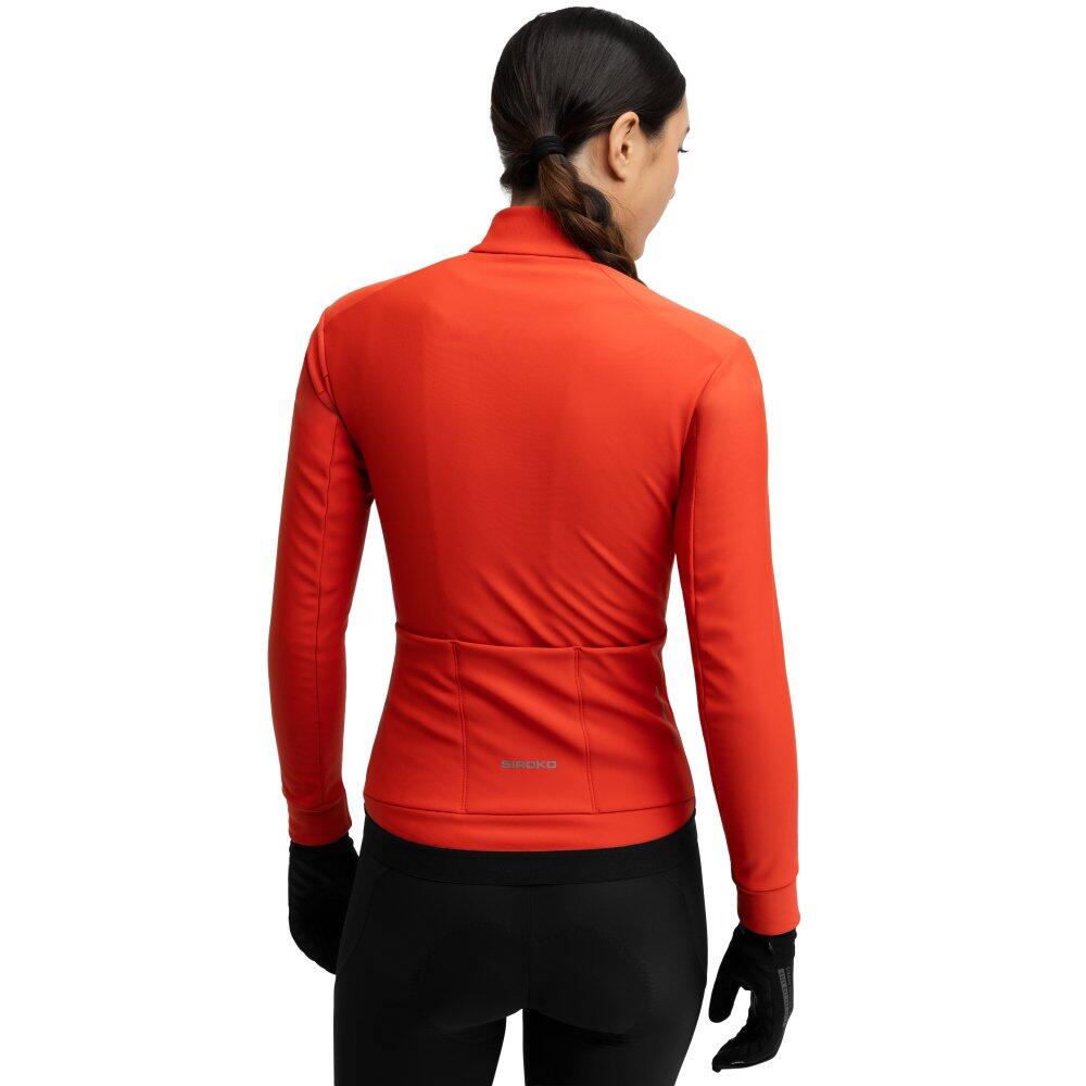 Damska kurtka rowerowa softshell Kolarstwo Siroko J1-W Plange